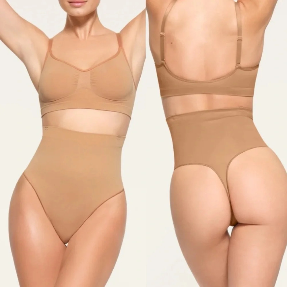 NEW SKIMS Core Control High Waisted Thong Ochre Size XS